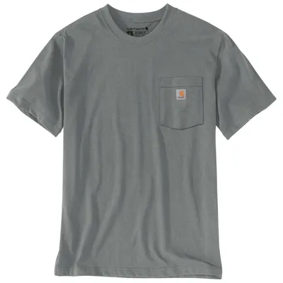 Produktbild von Carhartt 107319 Irvine Relaxed 3D Logo T-Shirt  Weathered Ash Heather 2XL