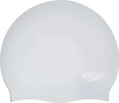 Produktbild von Speedo Unisex Badekappe für lange Haare | Badekappe | Ziepfrei | Einfaches Aufsetzen Silver One Size