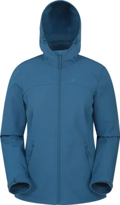 Obrázok produktu pre Mountain Warehouse - Dámska softshellová bunda "Exodus" MW3308 (42 SK) (Modrá)