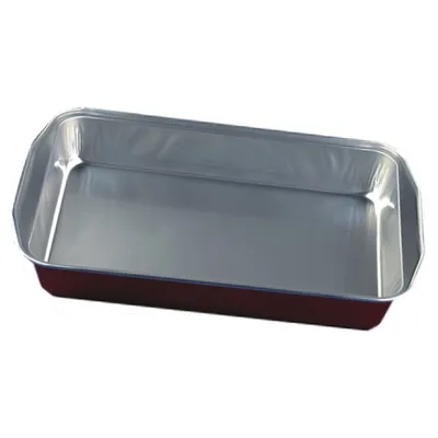Produktbild von 5 Bratschalen, Alu eckig 3,15 l 5 cm x 25 cm x 36,6 cm außen kupferfarben