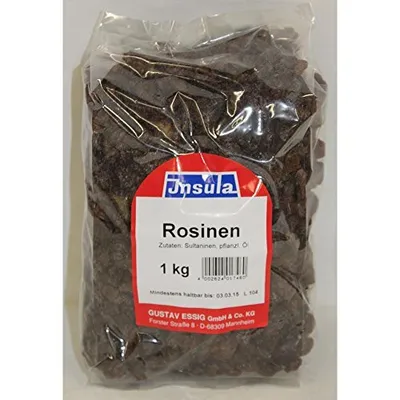 Produktbild von Rosinen von Insula Sultaninen zum Verfeinern von Müsli 1000g