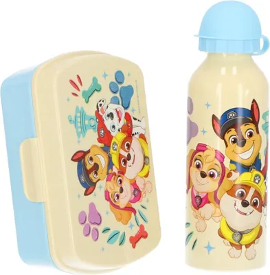 Immagine prodotto di Pranzo al sacco di Paw Patrol - Pratico set con cestino per il pranzo e bottiglia d'acqua per bambini