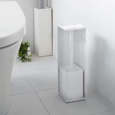 Image de Porte-papier toilette blanc - Une solution moderne et pratique