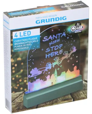 Produktbild von Grundig Weihnachtsschild LED mehrfarbig