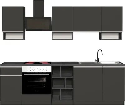 Immagine prodotto di Attimis - Cucina, Grigio Ardesia, un Cassetto, Elettrodomestici non inclusi, Italy