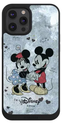 Produktbild von NIVOCASE Handyhülle für Apple iPhone 12 Pro Max Hülle NIVOpure Case Schwarz Disney Vintage