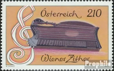 Produktbild von Briefmarken Österreich 2019 Mi 3453 (kompl.Ausg.) gestempelt Zither