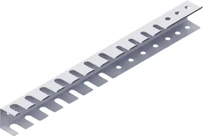 Produktbild von Element System Werkzeughalter-Leiste 11412 Länge 360mm weiß doppelt - 11412- 00002