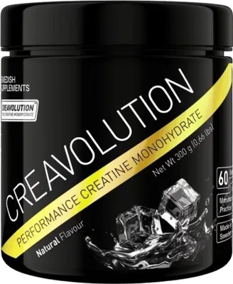 Obrázok produktu pre SWEDISH Supplements | Creavolution | Performance Ultra Micronized Creatine Monohydrate 200 Mesh Unflavored