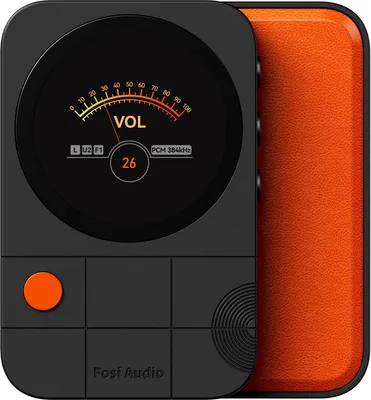 Produktbild von Fosi Audio MD3 – Tragbarer magnetischer DAC & Kopfhörerverstärker 4,4 mm mit LCD – Schwarz