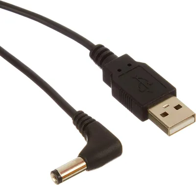 Obrázek produktu pro DELOCK Stromkabel USB A -> DC 5,5 x 2,1mm St 90° 1.50m