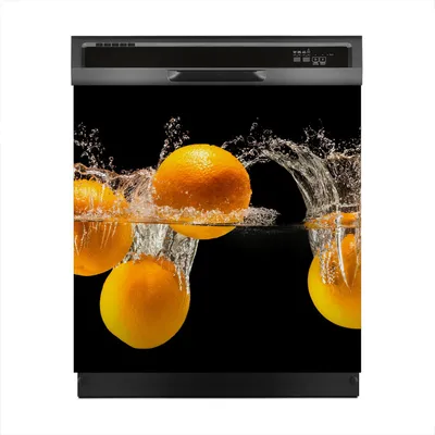 Produktbild von Aufkleber sticker 60x60 cm Dekorative folie Spülmaschine - Spritz Farbige Früchte