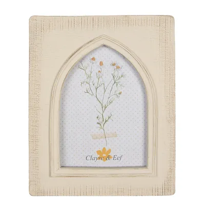 Produktbild von Clayre & Eef Bilderrahmen 13x18 cm Beige Kunststoff