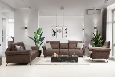 Produktbild von Set Wohnzimmer Sofa Couch Designer Modern Sofagarnitur Luxus Sessel Neu