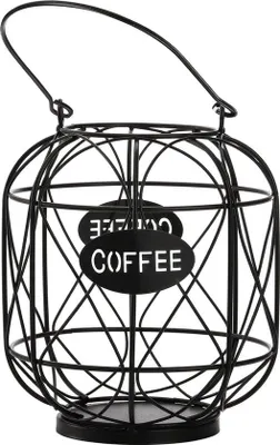 Immagine prodotto di Portacapsule per caffè, grande capienza, metallo nero