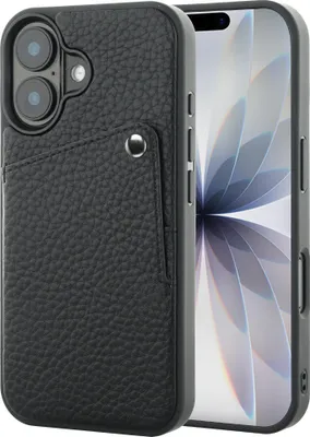 Image de Selencia Riva Coque arrière avec porte-carte pour Apple iPhone 17 - Noir