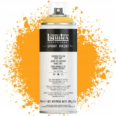 Produktbild von Liquitex Spray Acrylfarbe Cadmium Yellow Deep 400ml