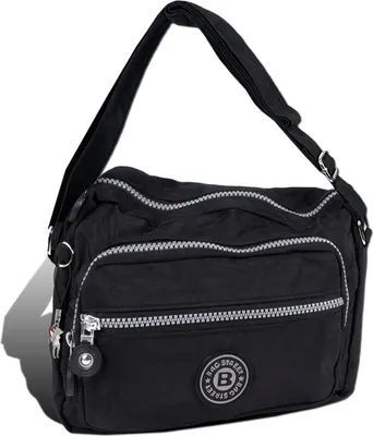 Produktbild von Bag Street Crinkle Nylon Tasche schwarz D2OTJ227S
