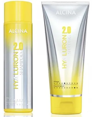 Produktbild von Alcina Hyaluron Set - 2.0 Shampoo 250 ml + 2.0 Spülung 200 ml