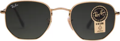 Produktbild von Ray-Ban RB3548N 001 51 Hexagonal gold / green