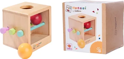 Zdjęcie produktu dla Eichhorn Montessori Kostka edukacyjna z kulkami