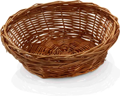 Produktbild von Brotkorb / Buffetkorb, Weide, Ø 22 cm und 6,5 cm Höhe, randverstärkt