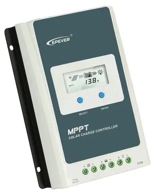 Obrázok produktu pre Solárny regulátor, technológia MPPT, LCD displej, 30A, 100VA