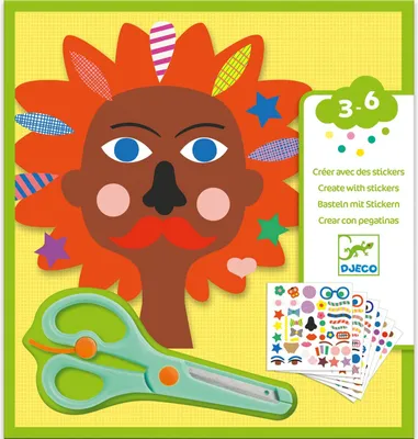 Obrázek produktu pro Kreativní hra s nálepkami U kadeřníka, Djeco