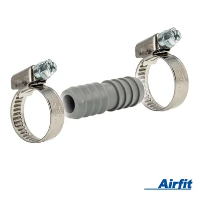 Produktbild von Airfit Schlauchkupplung 12mm mit 2 edelstahl-Schlauchschellen W2 50024SK