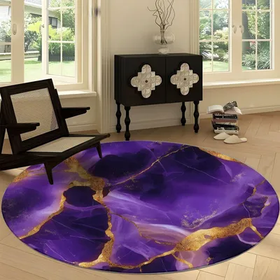 Obrázek produktu pro Kulatý koberec, průměr 160 cm, s protiskluzovou podložkou
