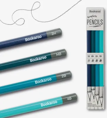 Image de Crayons Bookaroo - Bleu (4 pièces)