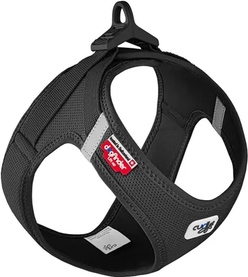 Produktbild von Curli Air-Mesh, Hund, Weste, 3XS, Schwarz, Polyester, Chihuahua, Dackel, Jack Russell Terrier, Spitz, Pudel, Französische Bulldogge, Yorkshire Terrier