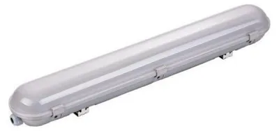 Image de Barrette LED étanche de 150 cm, 55W, indice de protection IP65, avec détecteur - Blanc neutre, température de couleur 4000K - 5500K