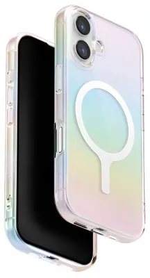 Immagine prodotto di Custodia di ricarica Uniq Iridescia Magclick per Iphone 17 - Multicolore