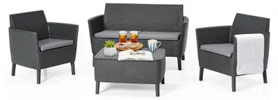Produktbild von Allibert Salemo Lounge-Set,  Farbe Graphite