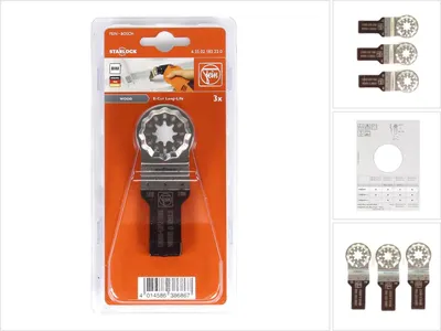 Image de Fein E-Cut Sägeblatt SL Longlife BIM 34x20mm Star Lock Aufnahme