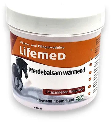 Immagine prodotto di Lifemed 99358 Balsamo per cavalli Lifemed, riscaldante, barattolo da 250 ml