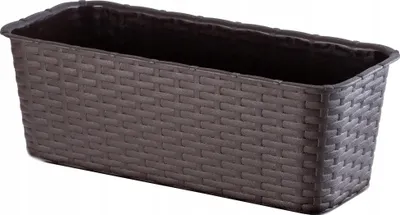 Produktbild von KADAX Balkon-Blumentopf 40 cm Rattan
