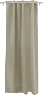 Produktbild von Victoria M. AURORA Ösenvorhang, verdunkelnd, 140 x 245 cm, hellgrau blickdichter Thermo‑ & Schallschutz Vorhang aus Polyester, UV‑beständig, waschbar