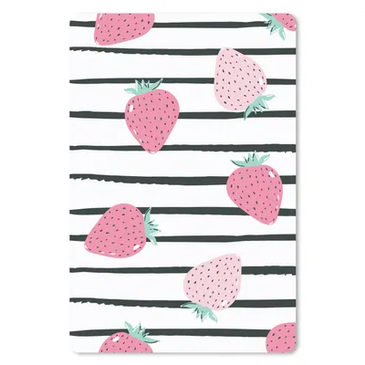 Obrázek produktu pro Podložka pod myš - Léto - Jahoda - Růžová - 18x27cm - Podložka pod myš