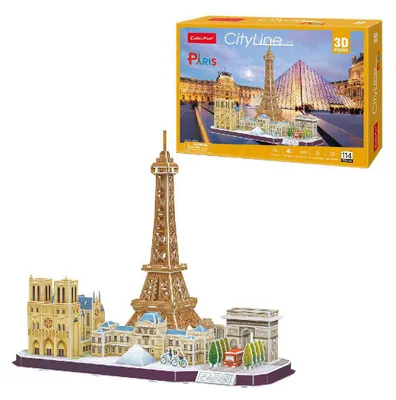 Produktbild von CubicFun City Line Paris – 3D-Puzzle – National Geographic