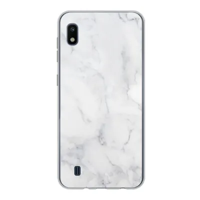 Produktbild von MuchoWow® Handyhülle Schutzhülle Hülle für Samsung Galaxy A10 Marmor - Weiß - Grau - Luxus - Marmoroptik - Stein Silikon Softcase Handy Hülle - Schutzhülle