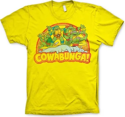 Immagine prodotto di TMNT - Maglietta Cowabunga - Grande - Giallo