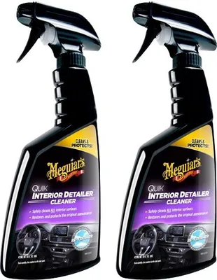 Produktbild von 2 x Meguiar's® Quik Interior Detailer™ Cleaner - Innenraumreiniger mit Frischeduft 473 ml