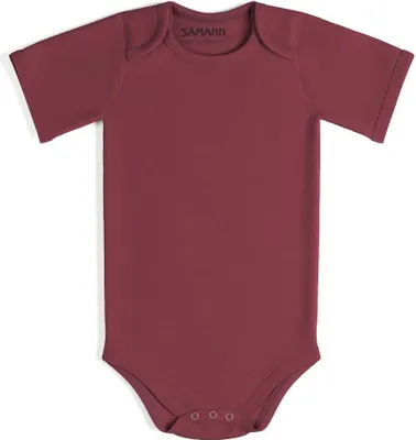 Produktbild von Baby Body aus 100% Baumwolle mit Schlupf-Ausschnitt kurzarm nicht gerippt 9-12 M Raspberry