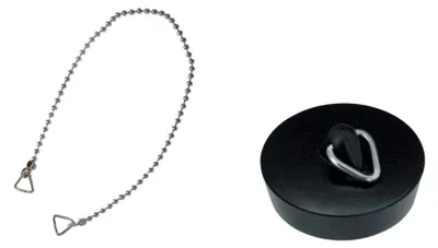 Produktbild von Abflussstopfen 38,5 mm mit Kette 45 cm