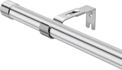Immagine prodotto di Aste per tende - Regolabili - 76-340 cm - Argento - Metallo
