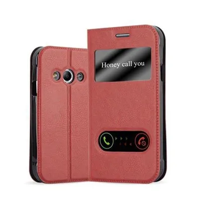 Obrázek produktu pro Cadorabo Protective Case for Samsung Galaxy XCover 3 Case in Red Pouzdro na mobilní telefon typu kniha Cover Etui