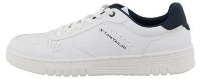 Imagen del producto de Zapatos deportivos para hombre de la marca Tom Tailor, tipo cordones, color blanco, para uso casual