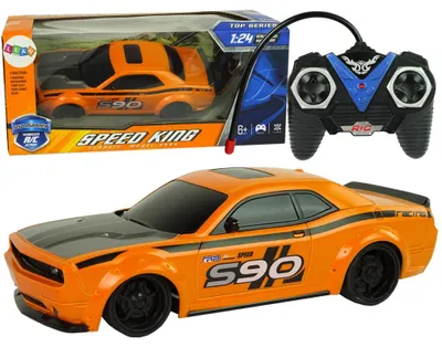 Image de Voiture de sport télécommandée 1:24 Racing Orange 27 R/C Pilot